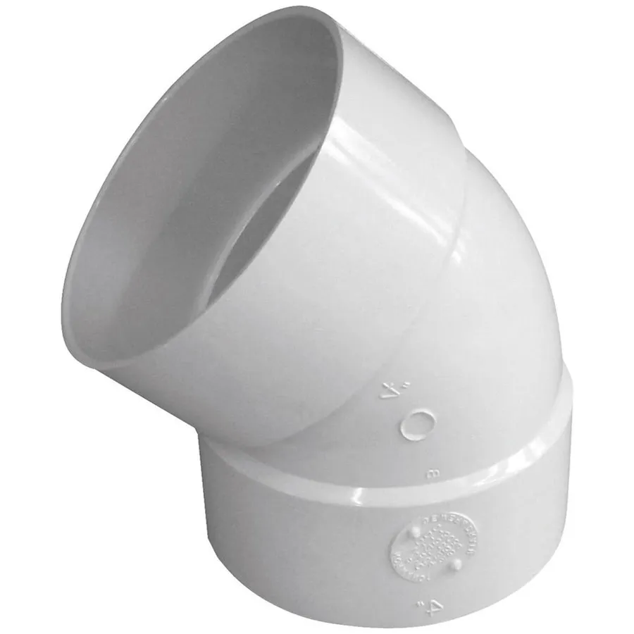 PVC Bend 1 1/2" 45 Degree